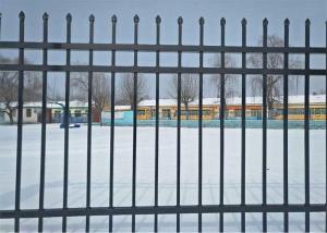 Quality 8FT Width Black Ornamental Iron Fence Wrought Iron Fence Panels Wholesale wholesale