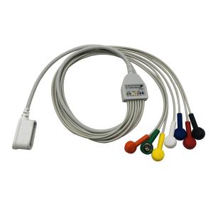 Quality Ge Healthcare Recorder Seer 7 Lead Holter Cable 1.1m Snap Connector wholesale