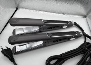 Quality Temperature Adjustable 1.2 Inch Nano Silver Titanium Hair Straightener wholesale
