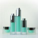 Red Triangle Bottle 50ml Firm Lotion Luxury Acrylic Bottle For Health Care