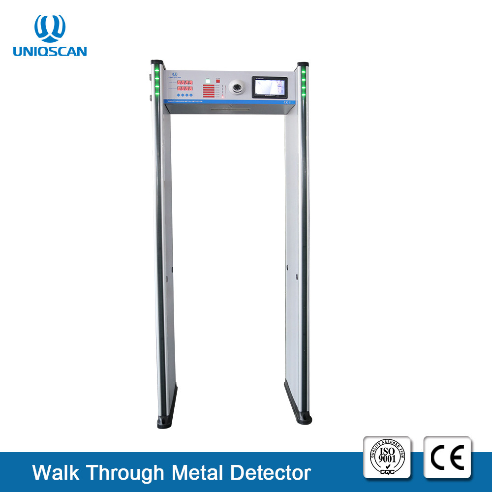 Through the metal detection door through the number of human passing and alarm times statistics of the security door
