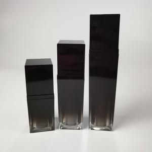 Quality Eco Friendly Acrylic Square Cosmetic 30ml 50ml Lotion Pump Bottle 30g 50g Cream Container wholesale