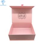 Elegant 1400gsm Grey Board Magnetic Cardboard Gift Box Hot Stamping