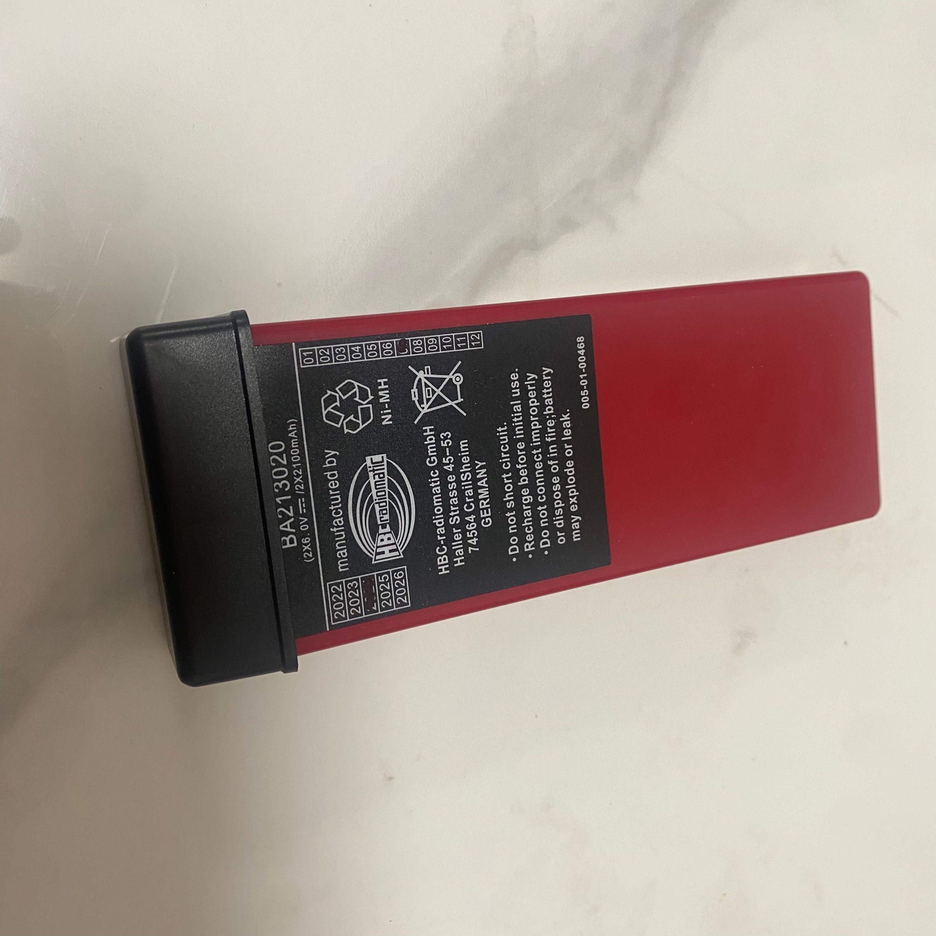 BA213020 Battery HBC for Remote Control Concrete Pump Truck Spare Parts