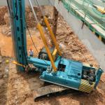 60KJ 30m Depth 400mm Dia Hydraulic Piling Rig