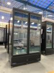 Commercial Beverage Cooler Glass Door Refrigerated Showcase Display Fridge