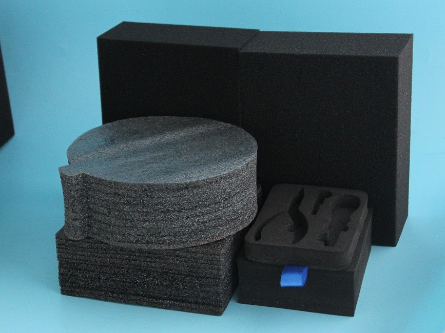 Lightweight Packaging Foam Inserts For Case Eco Friendly Material Black Color