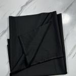 48X150D 100 Polyester Mens Robes Black Anti Wrinkle Fabric