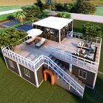 BOX SPACE Luxury Prefabricated House Container Fully Furnished Quick Assembly