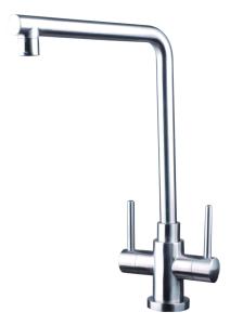 Quality stainless steel material Luxury Satin Finished Modern kitchen Sink Deck Mount Countertop kitchen sin Faucet wholesale