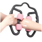 Handhold Arm U Shaped Thigh Massage Roller Ball Stick Multifunction