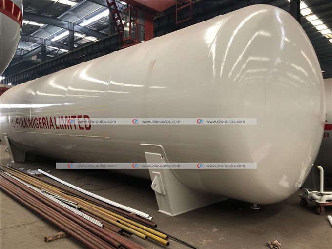 Horizontal Large LPG Storage Tank 120cbm 60tons 120000liters Gas Storage Tank for Nigeria