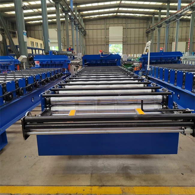 Cusotmized Step Tile Roll Forming Machine CE ISO With Color Steel