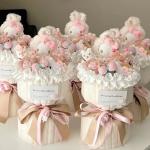 Variety Dolls Plush Flower Bouquet Hello Kitty Valentine's Day/ Year/Birthday