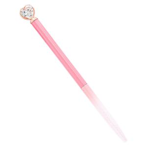 Quality Creative Cartoon Metal Heart Marker Pens Ballpoint Pen with Black Ink Not Erasable wholesale