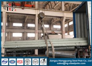 Quality 220KV Q460 Round Galvanised Steel Posts Bitumen Painted wholesale