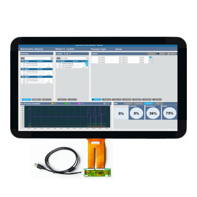 Sunlight Readable 21.5 Inch TFT LCD Display With USB Touch Screen, China Industrial TFT Display 21.5 Inch