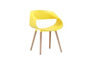 Quality Dinning Room 15kgs 54cm Coloured Plastic Dining Chairs wholesale