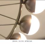 Duplex Building Ferris Wheel Large Chandelier Creative Industrial Ring Pendant