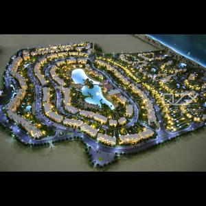 Quality Famous Village Buildings CNC Architecture Model Egypt 1/500 White Bay wholesale