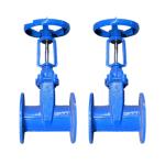 Y Type Large Diameter Valve Ductile Iron Soft Sealing Flange Gate Valve Z41X-16Q