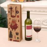 Reusable Kraft Paper Packing Bags Christmas Gift Handbags With Handle
