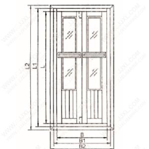 Quality Aluminium Glass Ornament Door wholesale