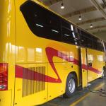 52 Passenger Diesel Bus 12m Length Euro 3 Emission Standard