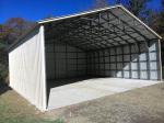 Industrial Prefab Steel Structure Building Metal Garage Shed Weather Resistant