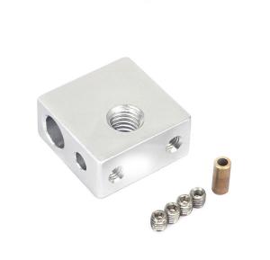 Quality Aluminum MK7 MK8 3D Printer Heater Block High Heat Conduction wholesale