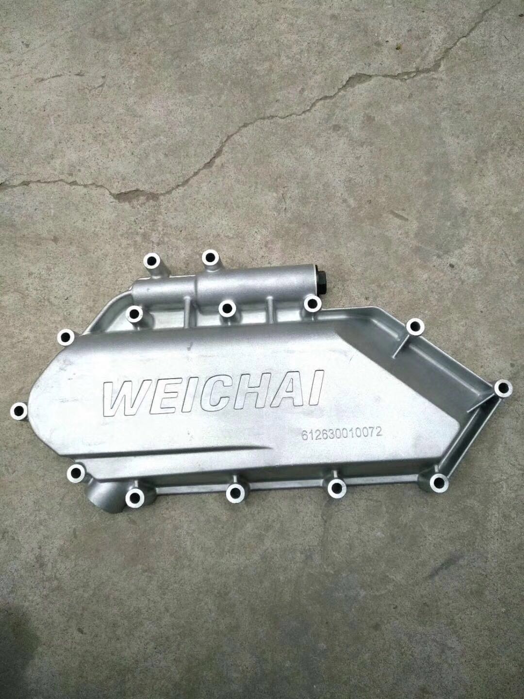 Weichai engine spare part oil cooler cover 612630010072 for weichai WP12 DIESEL ENGINE