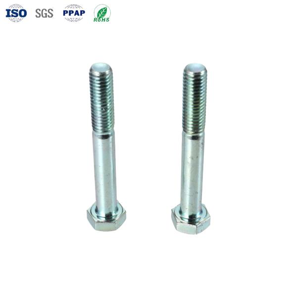 DIN 931 Grade 8.8 Zinc Plated Carbon Steel Hex Head Bolt for Chemical Industry