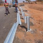 Q235 Q345 Hot Dip Galvanized Highway Guardrail Post 150-75-5-1830 for Highway