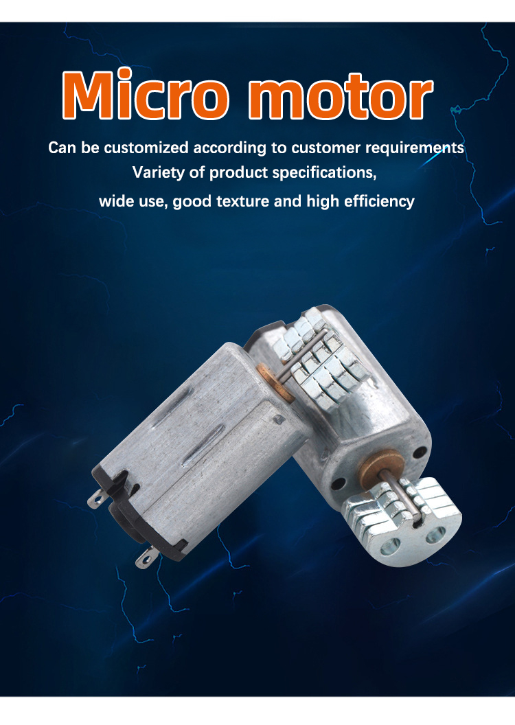 Farad Customization Durable Plastic Gearbox Mini Micro Brushed Dc Motor For Smart Lock Door
