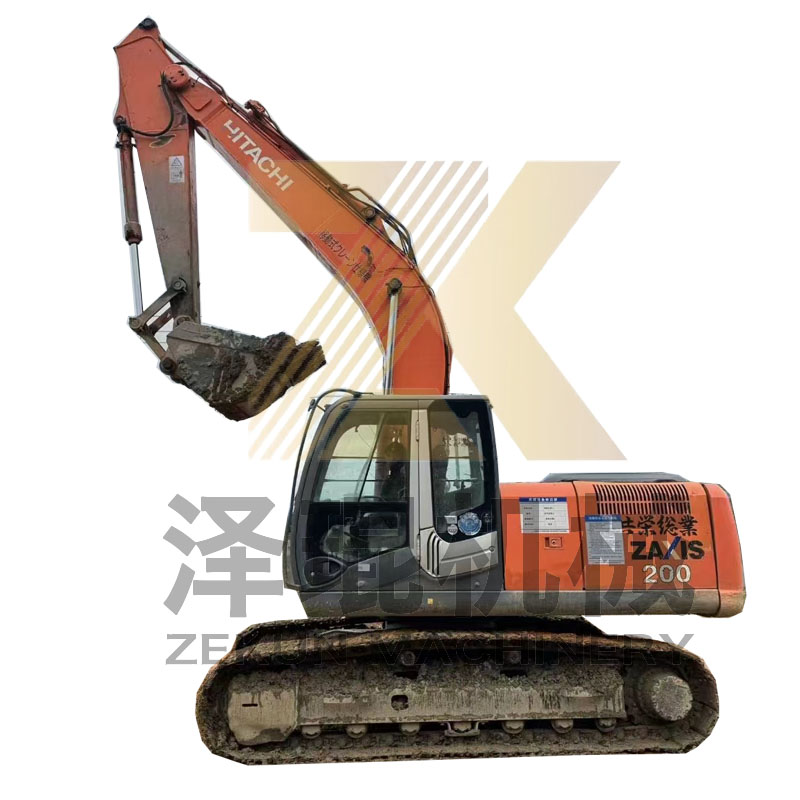 Hitachi ZX200-3 Crawler Excavator with ISUZU Engine 6500 Working Hours in Shanghai