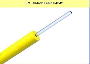 Quality Tight Buffered Indoor Fiber Optic Cable 0.9mm with PVC LSZH Jacket wholesale