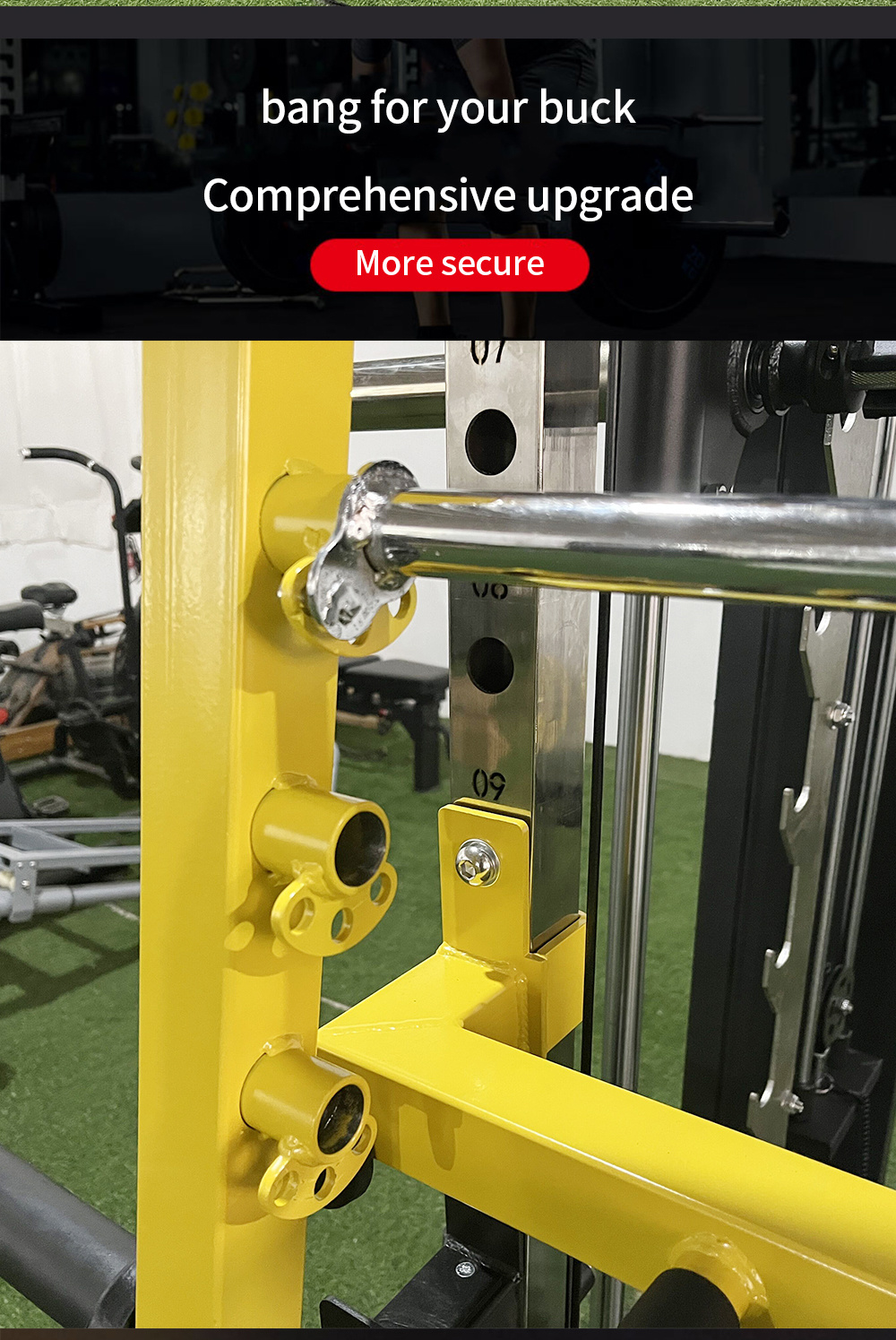 Smith Machine Commercial Fitness Equipment Functional Trainer Smith Machine Squat Rack Multi-Function Machine