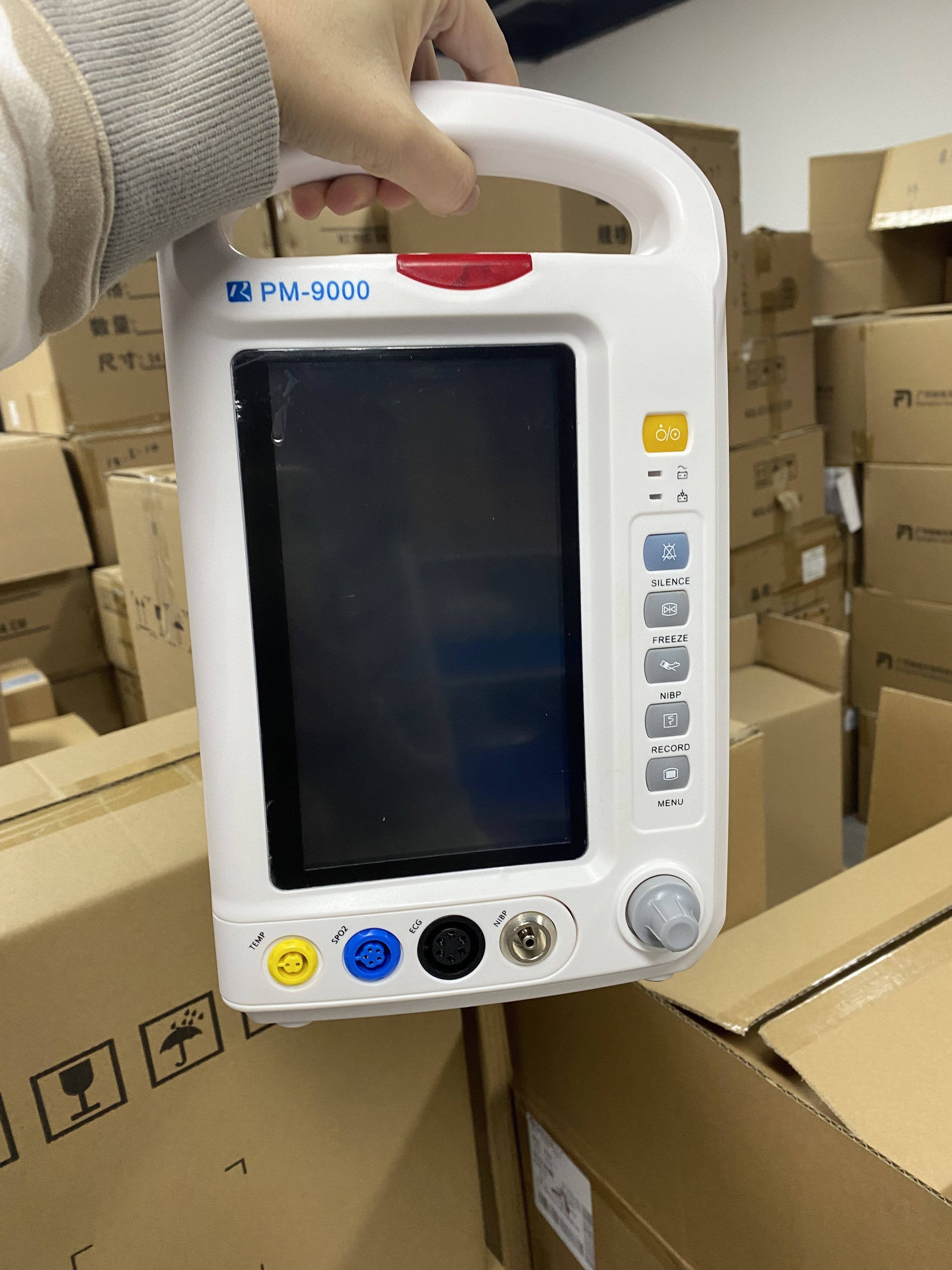 7 Inch Portable Multi Parameter Monitor Color Display Vital Signs Patient Monitor