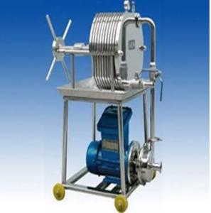 Quality 304 Stainless Steel Filter Press Sewage Treatment Soy Sauce 0.75kw wholesale