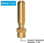 Brass Trumpet DN25 DN50 Dancing Fountain Nozzles