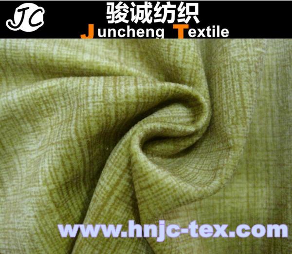 100% polyester plaid cotton imitation velvet fabric/classic imitate cotton