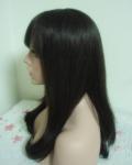 Stock Synthetic Lace Front Wigs Heat Resistant Fiber Mono Wigs