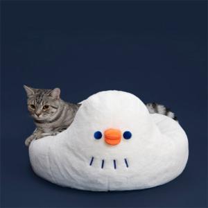 Quality Winter Warm Pet Felt Fabric Duck Shape Cat Litter Carpet 1066g ISO9001 wholesale