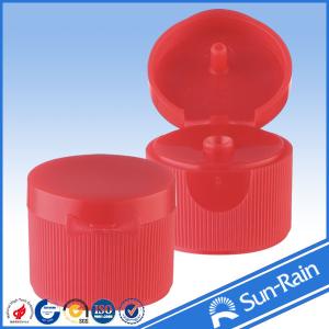 Quality Red Standard flip top bottle cap , cosmetic shampoo bottle caps wholesale