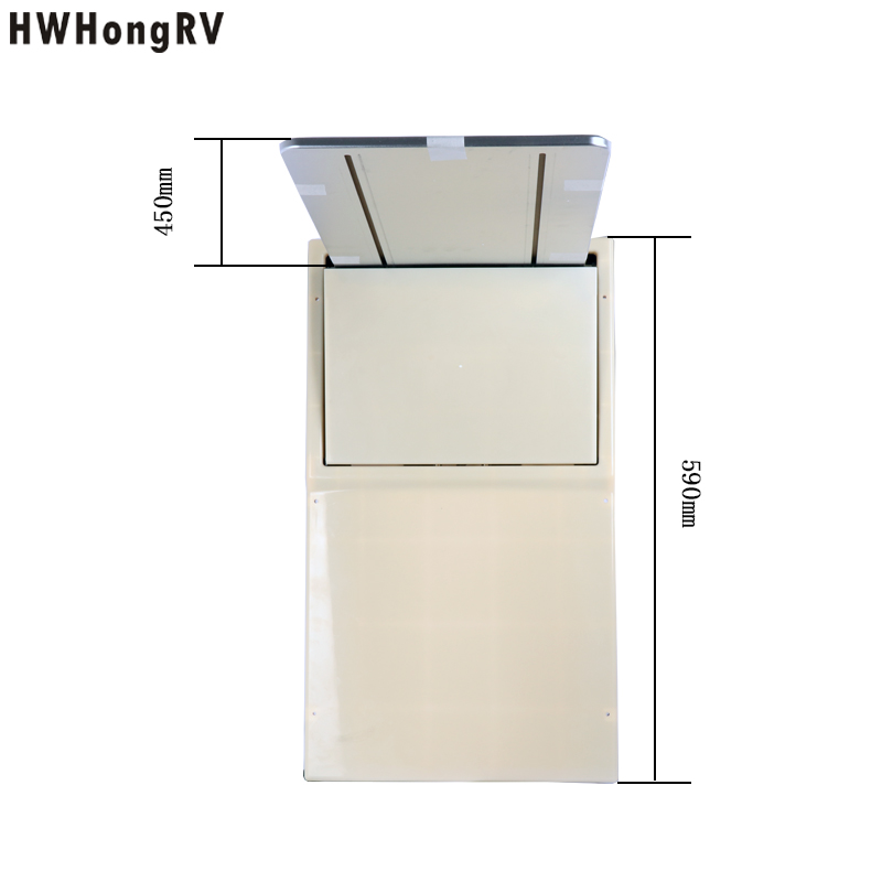 Powered rv recessed table be compatible for Caravan campervan and RV custom car seat electric powered foldable table
