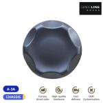 Black Circle 330mm Diameter PU Seat Cushion Pad For Customer Requirements