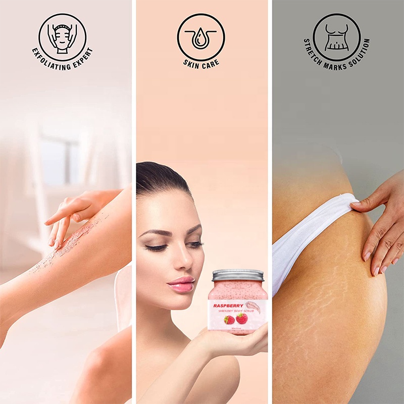 OEM Private Label Mineral Salts Scrub And Organic Fruit Extracts