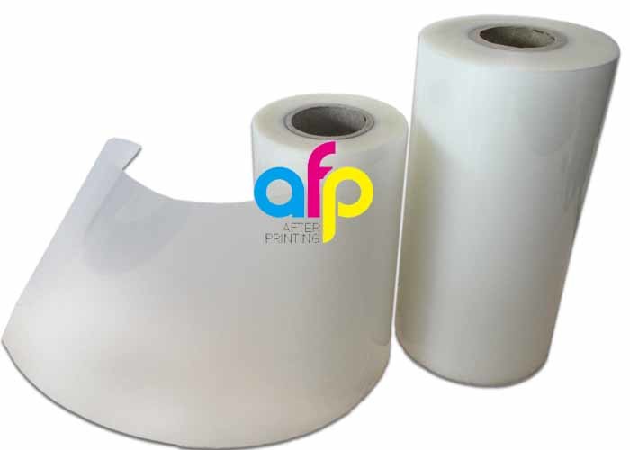 75 Mic Roll Laminating Film Genuine / Real Matte Polyester Material