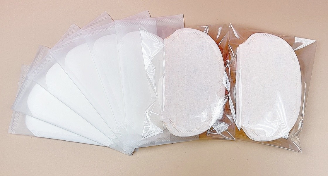 Hidroschesis Disposable Underarm Sweat Pads Absorb Fragrance Stick Beige