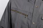 Flap Suit Anti Static Fabric Gray Jacket Work Clothes